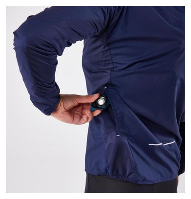 Veste Coupe-vent Kiprun Run 900 Wind Bleu marine