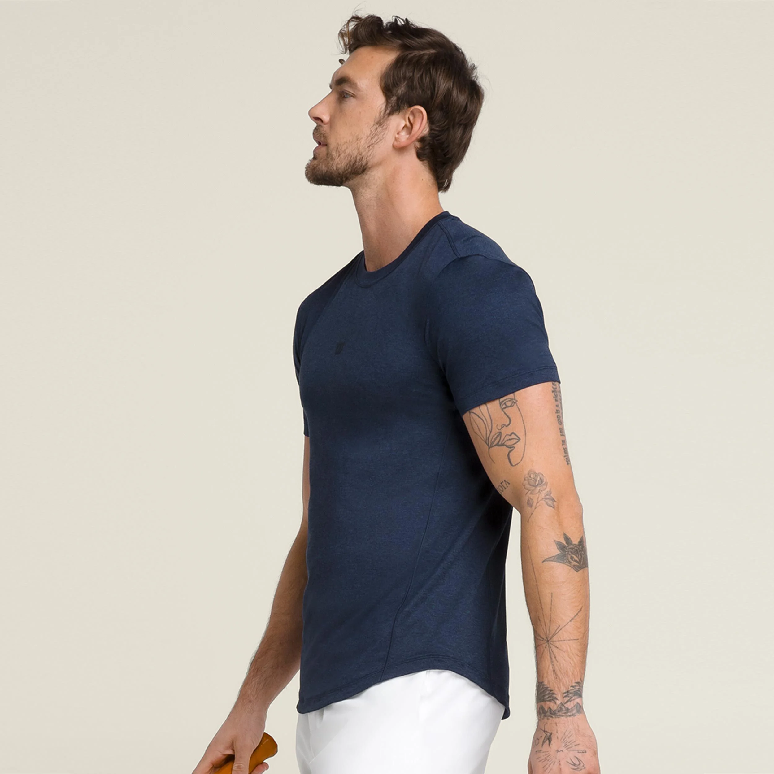 Wilson Everyday Performance T-shirt Hommes - Bleu Foncé