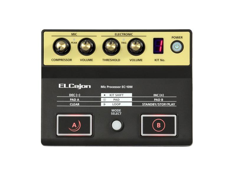 Roland Cajon Mikrofon Prozessor EC-10M Erweitere den Sound deiner akustischen Cajon mit neuen Expressionen