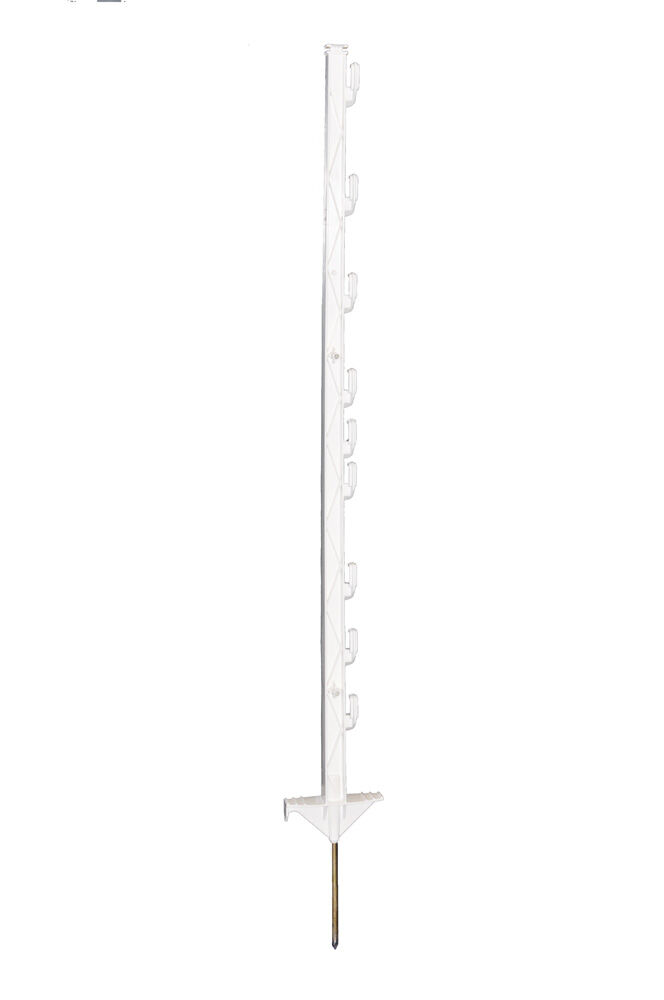 Gallagher Vario-paal - Afrasteringspaal - 100 cm - 10 Stuks - Wit - 14 cm - 100 cm