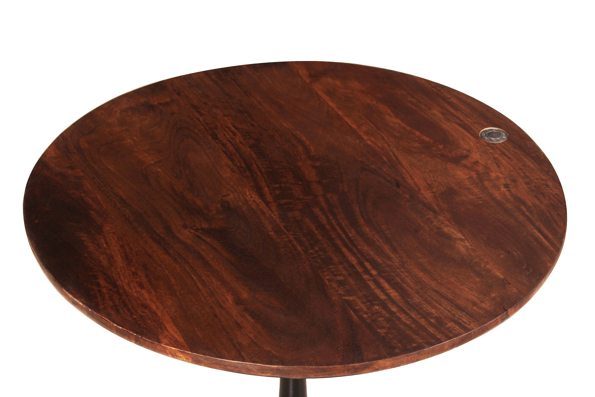 Beistelltisch Mangoholz Tisch Sofatisch Couchtisch Kaffeetisch rund Holztisch