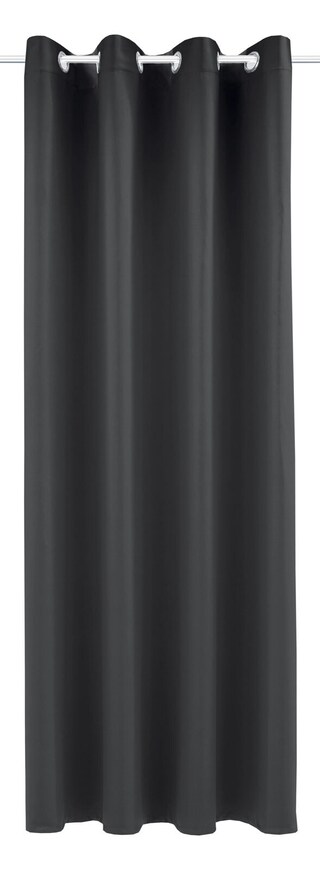 Ösenschal Tom 2er Set, 140x235cm, schwarz, Polyphenylensulfid