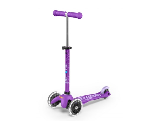 MICRO - Trottinette mini deluxe led - violet