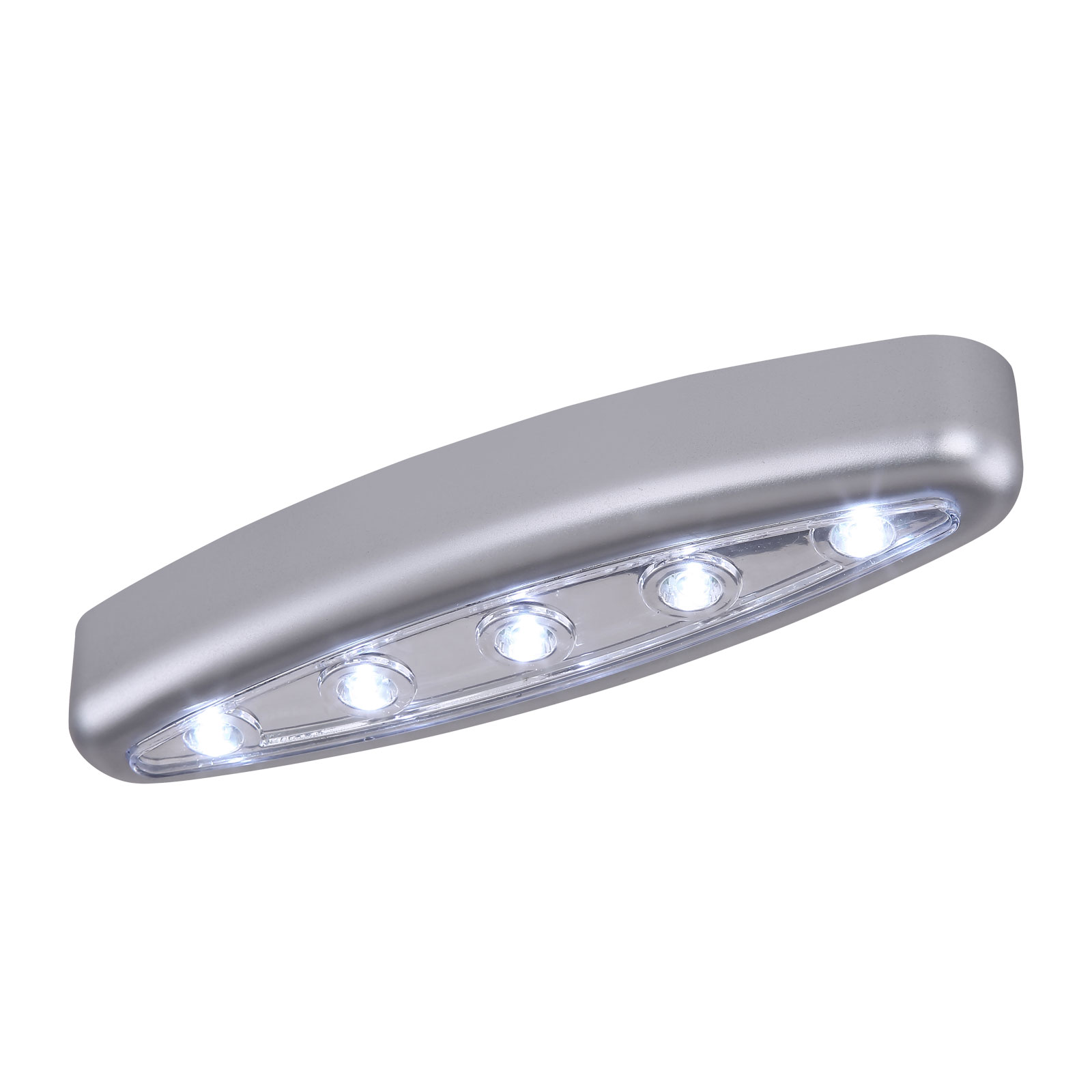 LED-Unterbauleuchte - silber - Kunststoff - 15 cm