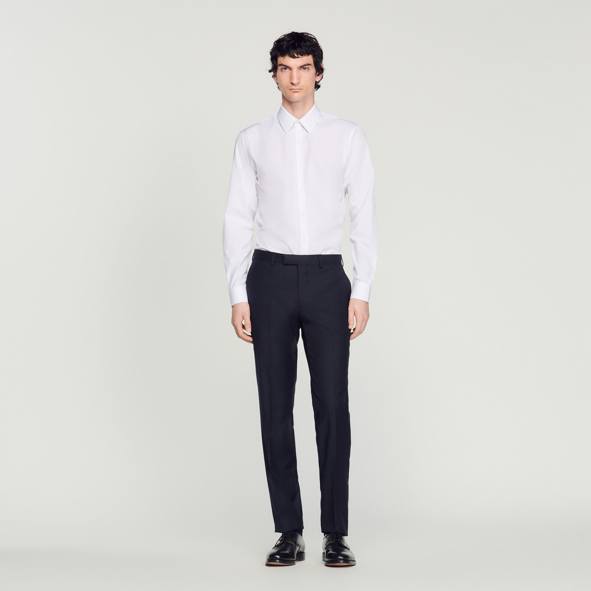 Chemise coupe classique en coton