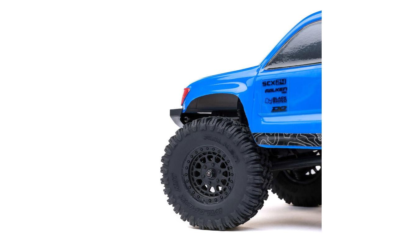 Rock Crawler SCX24 Base Camp 4WD, Blau RTR 1:24<br>Rock Crawler Brushed RTR mit Akku & Ladegerät