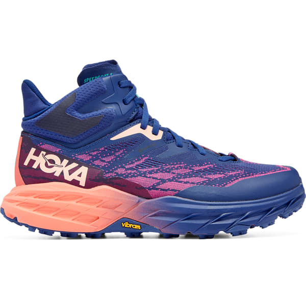 Chaussure trail HOKA ONE ONE SPEEDGOAT 5 MID GORE-TEX W BELLWETHER BLUE/CAMELLIA