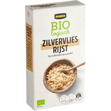 Jumbo Biologisch Zilvervliesrijst 400 g