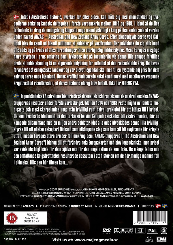 Anzacs - DVD