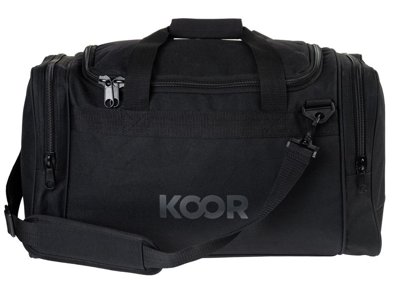 KOOR Sporttasche 35 l, Schwarz Tasche mit Schuhfach
