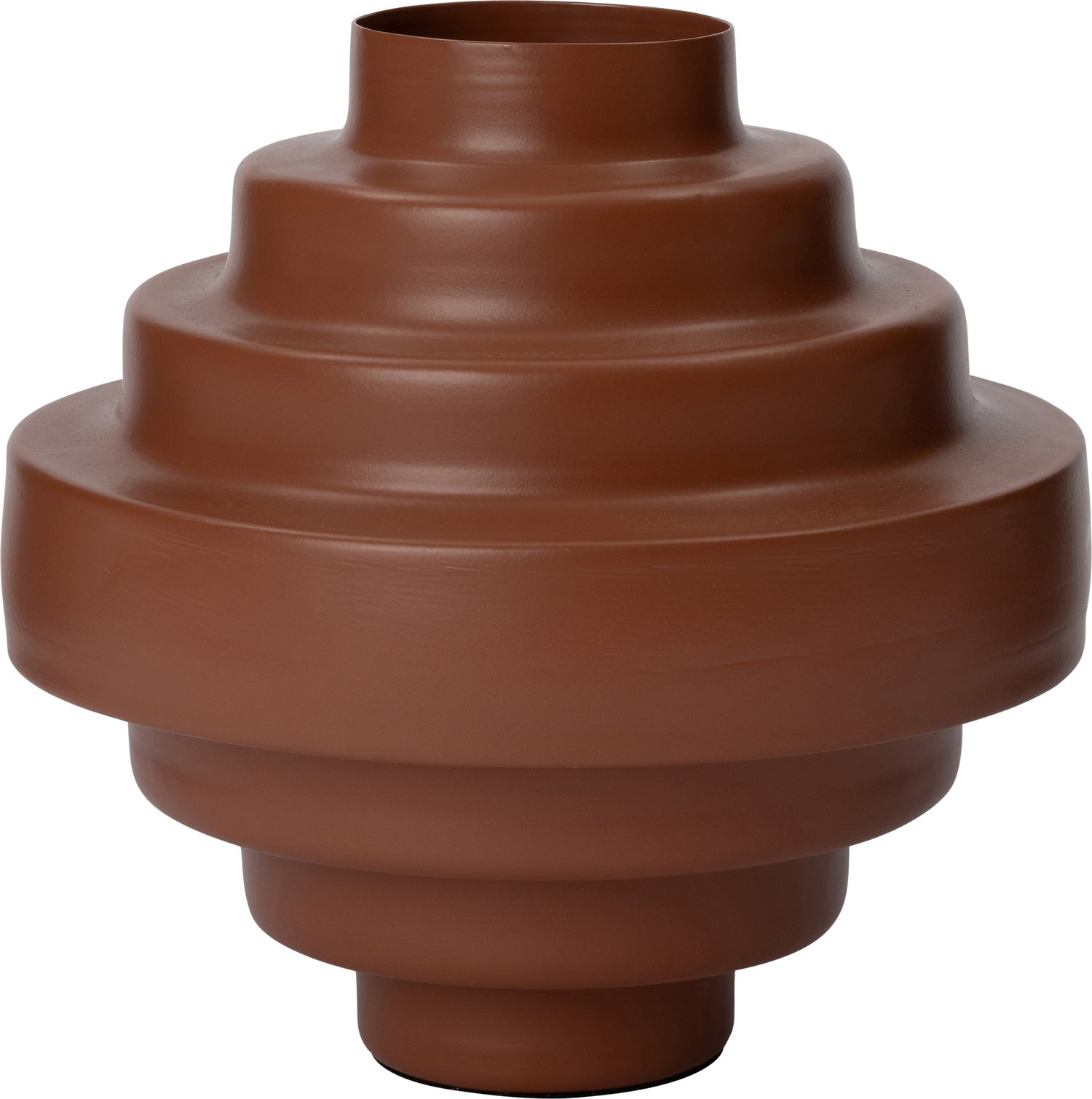 Intratuin vaas Sep bruin D 20 H 21 cm