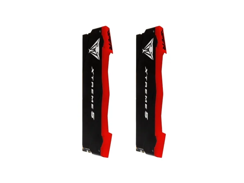 Patriot Viper Xtreme 5 - DDR5 - sæt - 48 GB: 2 x 24 GB - DIMM 288-PIN - 4100 MHz / PC5-65600 - CL38 - 1.45 V - ikke bufferet - on-die ECC - mat sort, hvid, rød