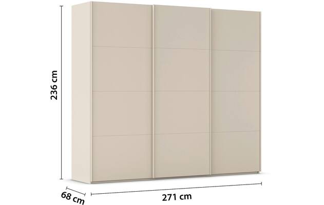 Kledingkast Finca Mat Glas
