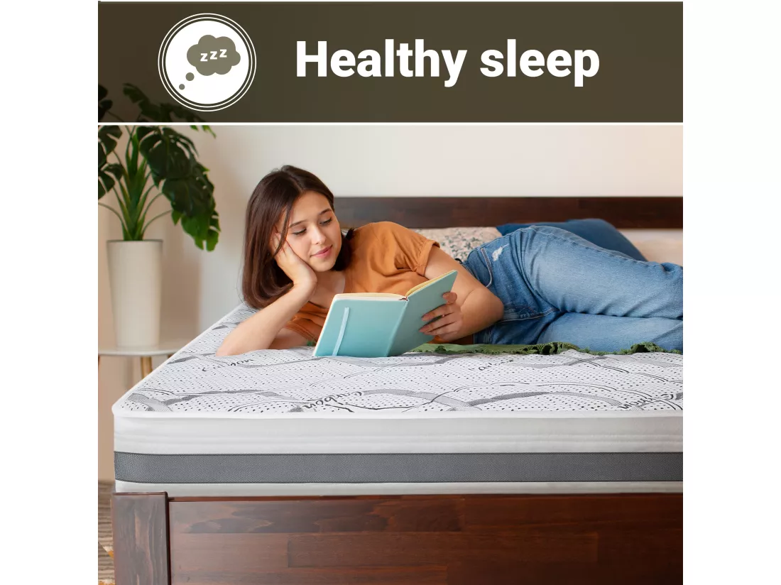 Matelas Double 160x200 à mémoire de forme | Premium Quality | Hauteur 20 cm | Made in Italy