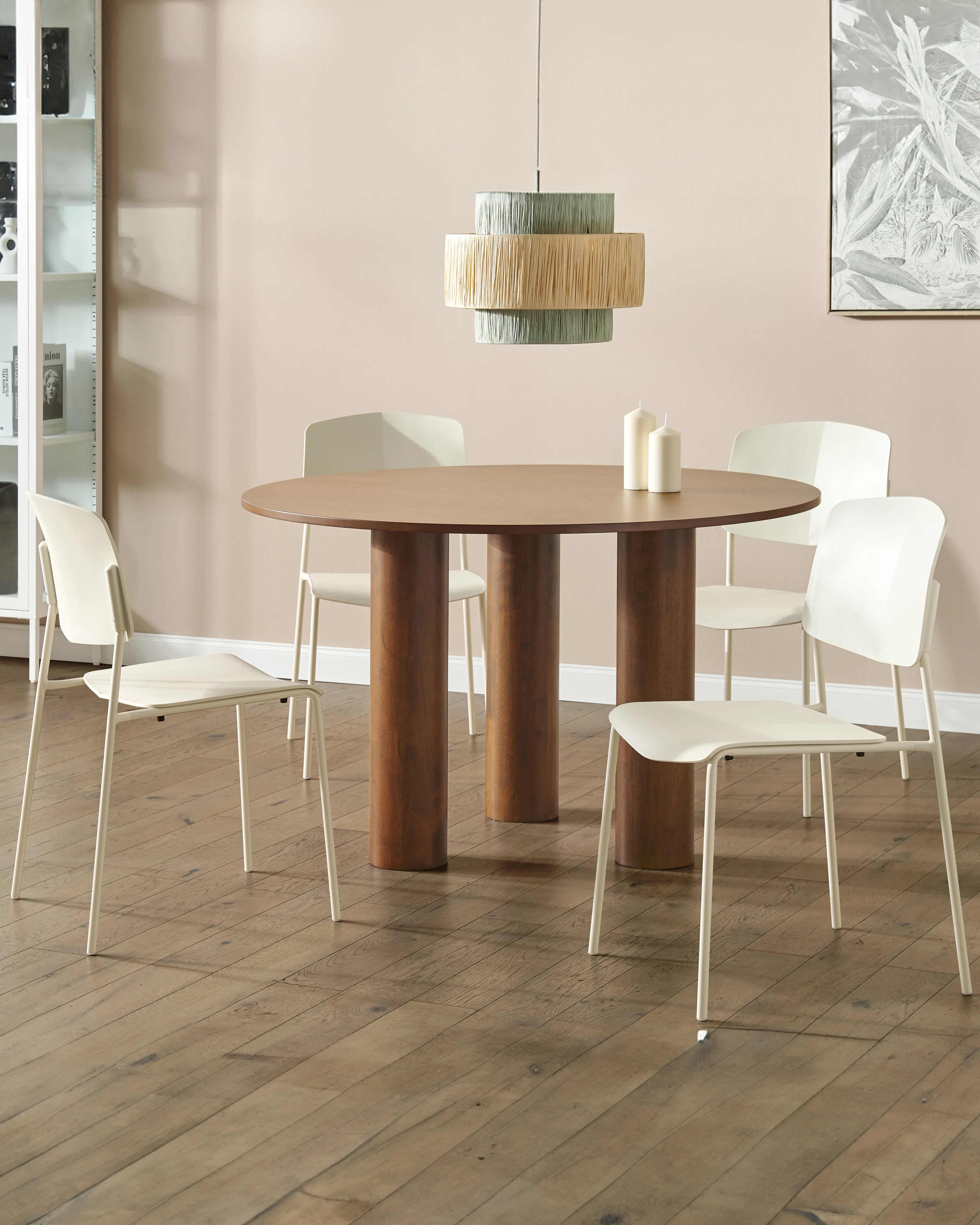 Set van 4 eetkamerstoelen ASTORIA Beige