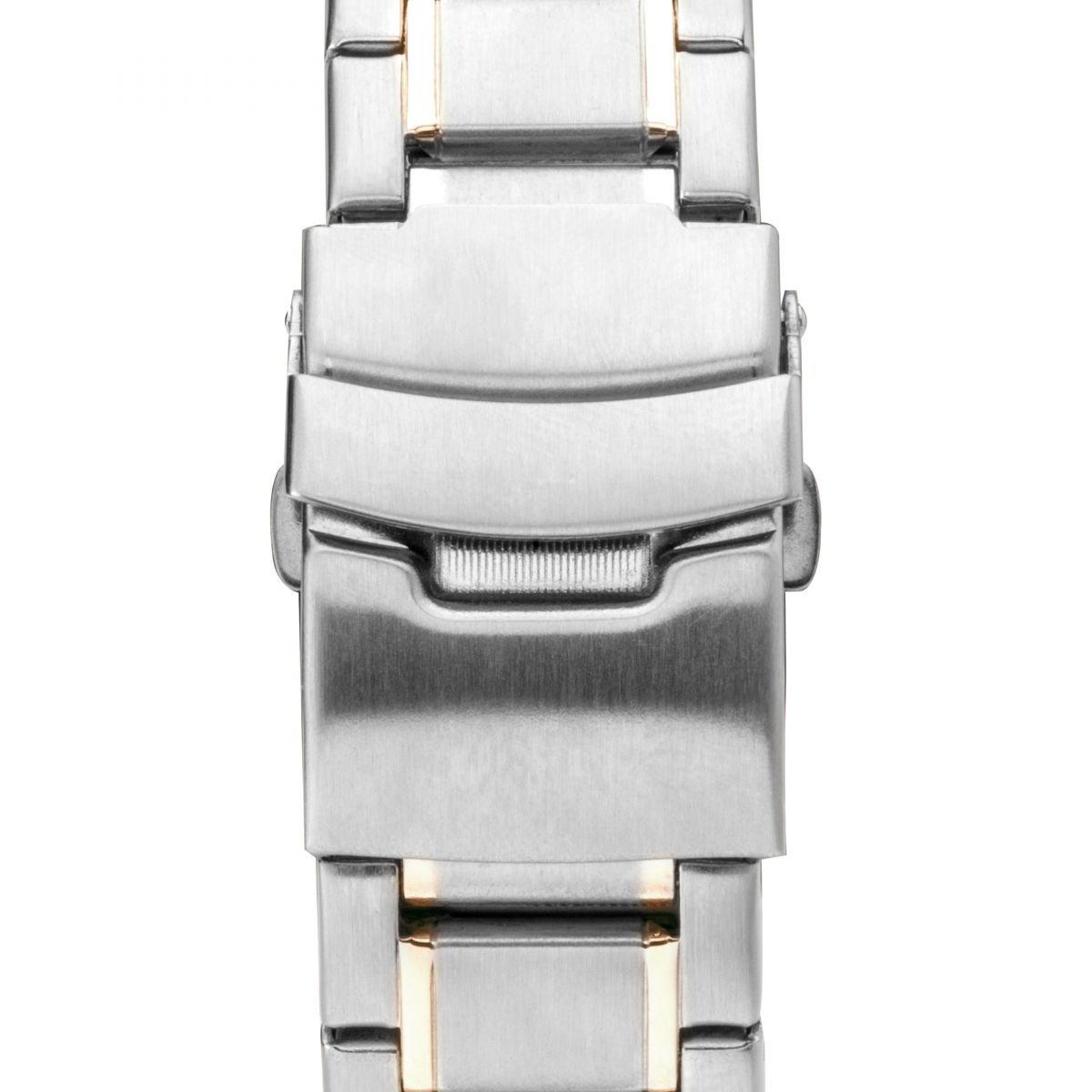 Accurist Mens Accurist Blue Dial Two Tone Watch