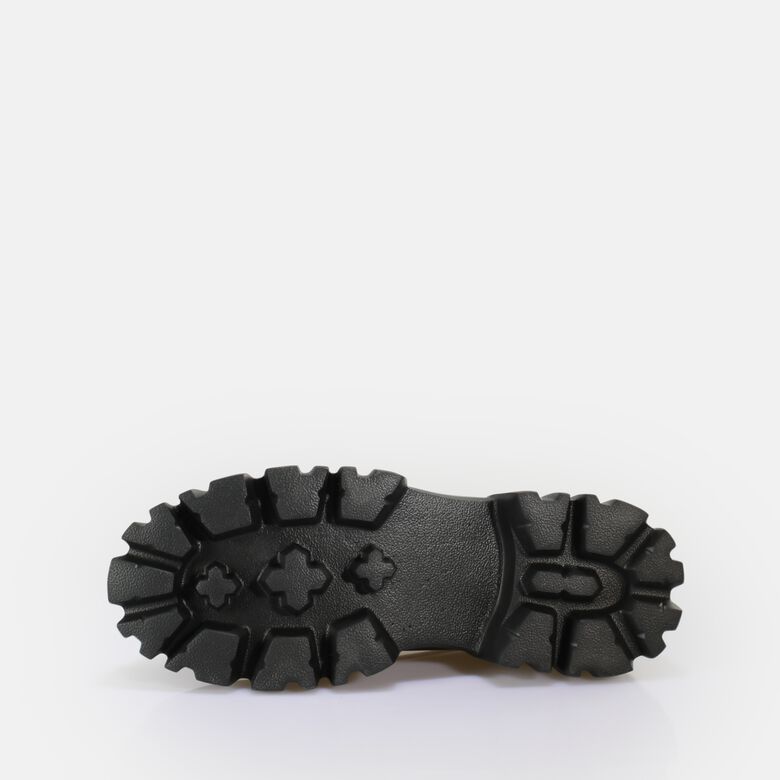 Lion Loafer Chaussures basses vegan, noir