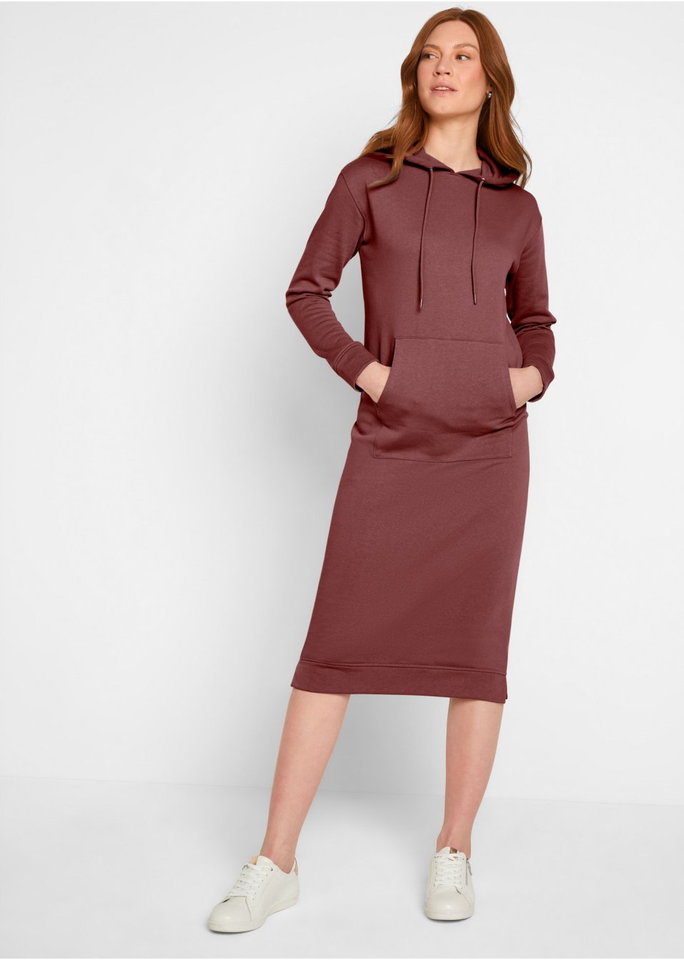 Robe sweat à capuche