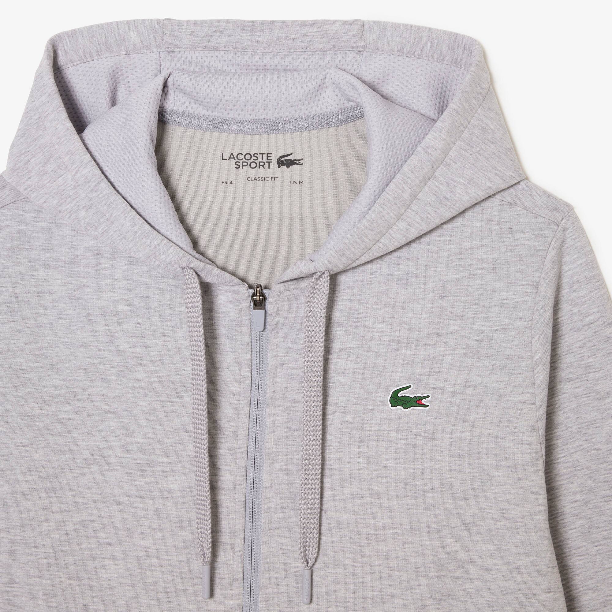 Sweatshirt à capuche Lacoste SPORT avec empiècements en mesh Sweatshirts - Gris - Lacoste - Homme