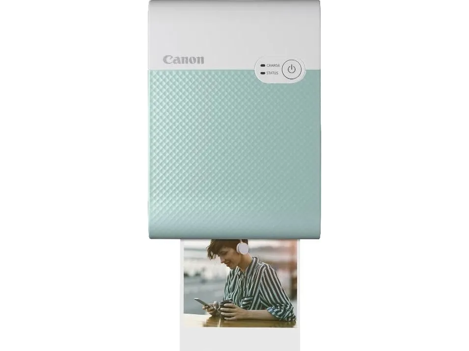 Canon SELPHY Square QX10 - Printer - farve - farvesublimering - 72 x 85 mm op til 0.7 min./side (farve) - Wi-Fi - grøn