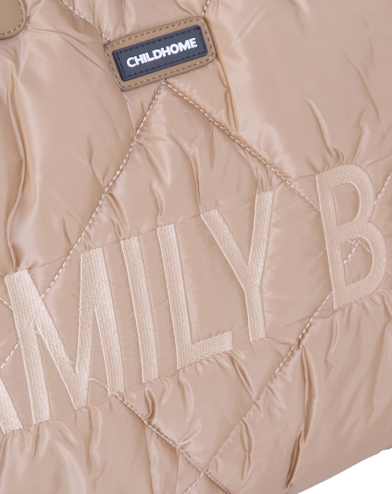 Wickeltasche FAMILY BAG QUILTED (55x18x40) in beige