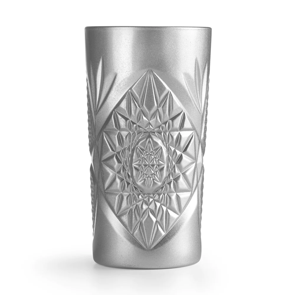 Boîte de 12 gobelets Hobstar 35,5 cl argent Libbey
