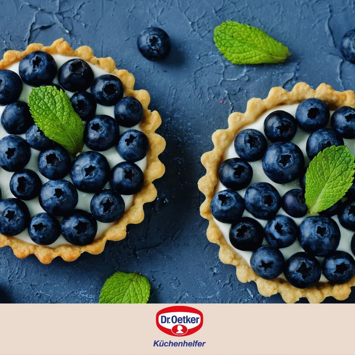 Lot de 6 moules à tartelettes 10 cm Dr. Oetker