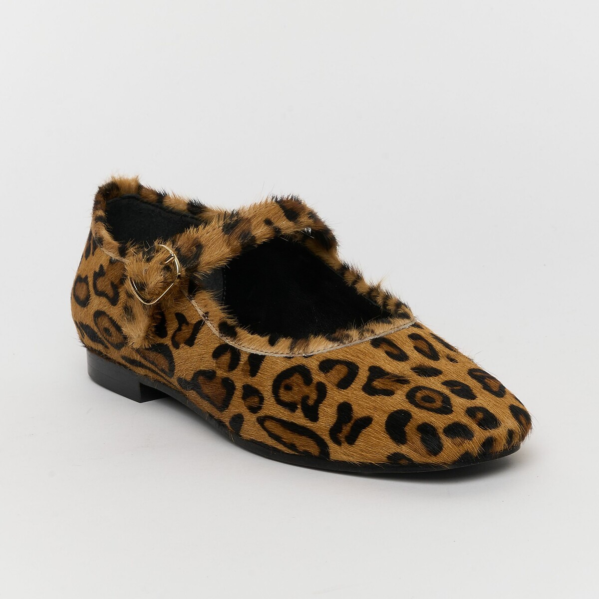 PETITE MENDIGOTE<br>Sapatilhas de ballet com estampa de leopardo CLAUDETTE