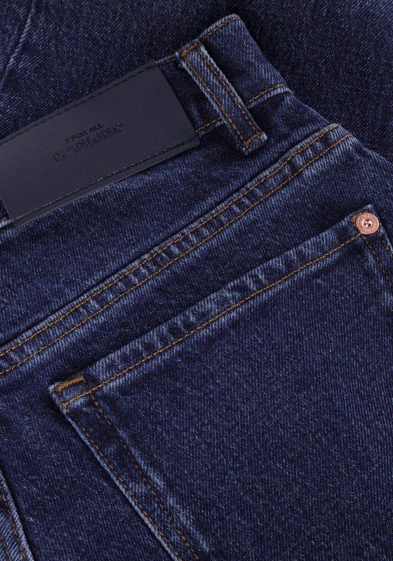 7 FOR ALL MANKIND donkerblauwe 7 for all mankind straight leg jeans logan