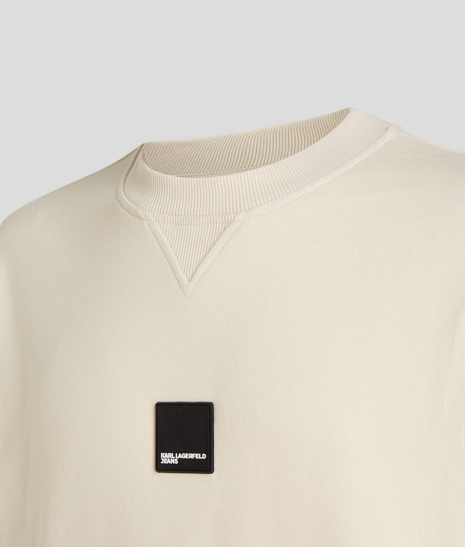 SWEAT-SHIRT KLJ EN MATIÈRES MÉLANGÉES