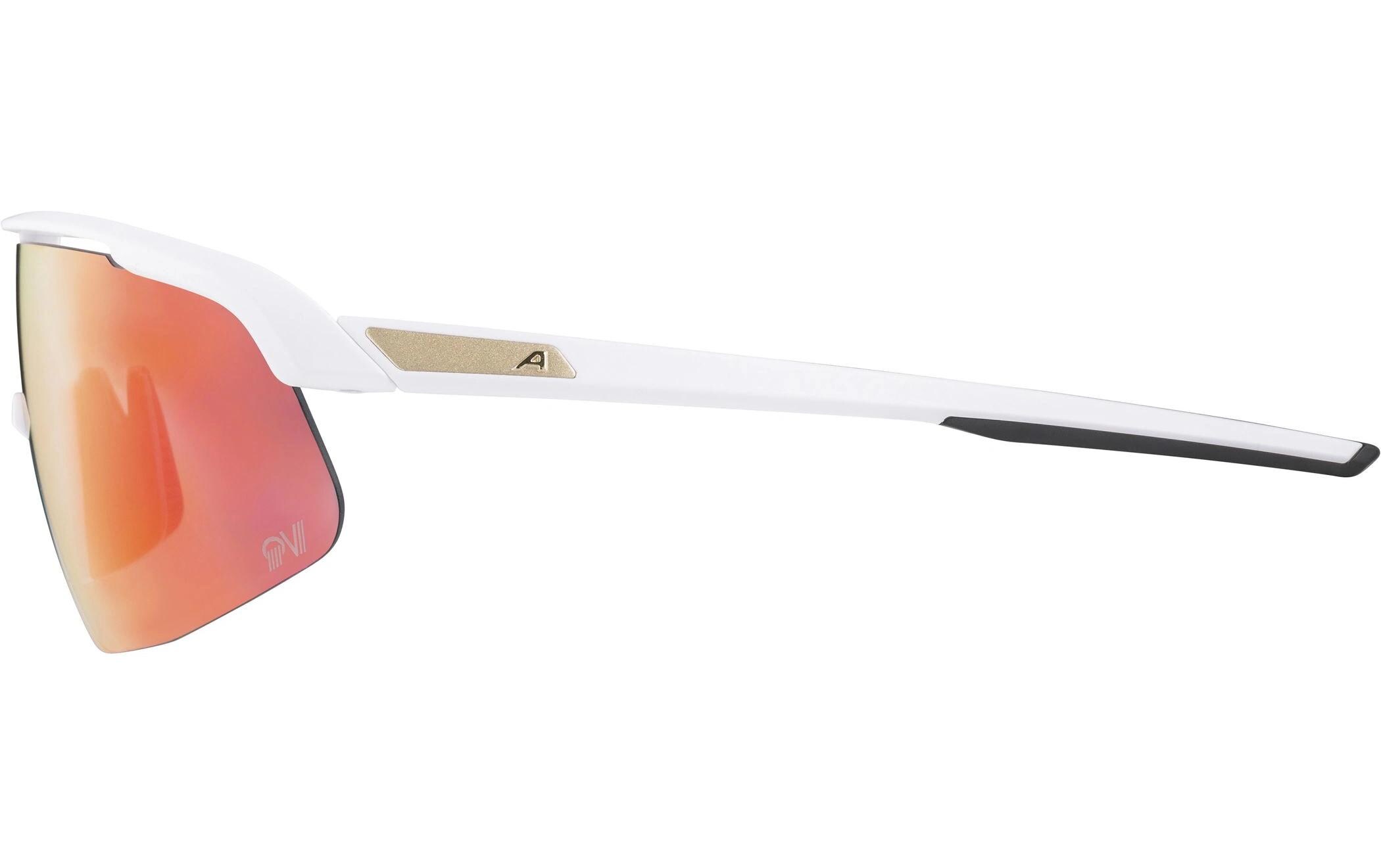 Sportbrille Turbo Pro S QV - Weiss matt<br>Velobrille Cat. 1-3