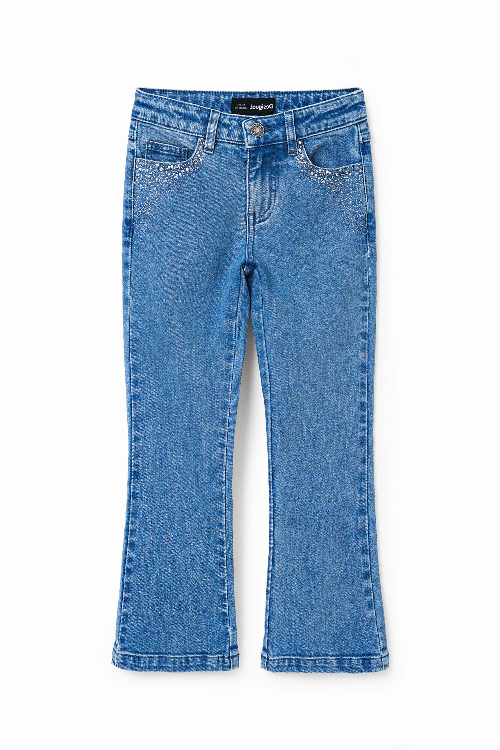 Jean flare brillant