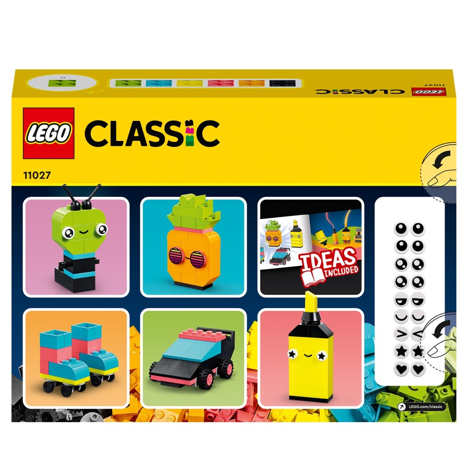 LEGO Classic - Kreativt sjov med neonfarver (11027)