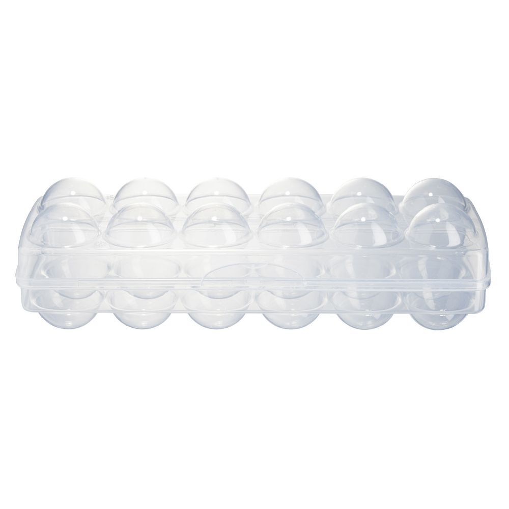 Boîte pour 12 oeufs plastique transparent