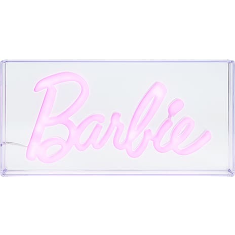 Barbie neonskilt - lyserød