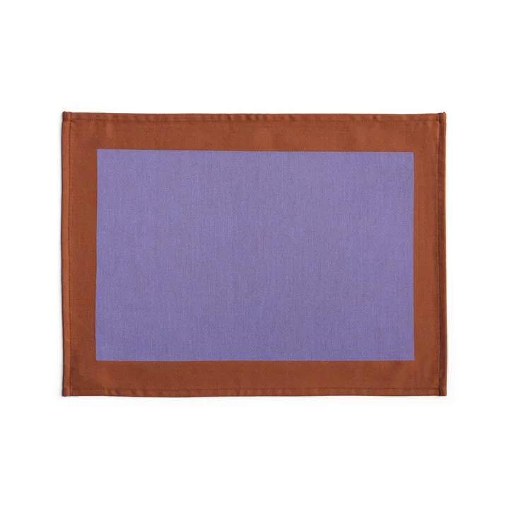 HAY - Ram Tischset, 31 x 43 cm, lila / braun