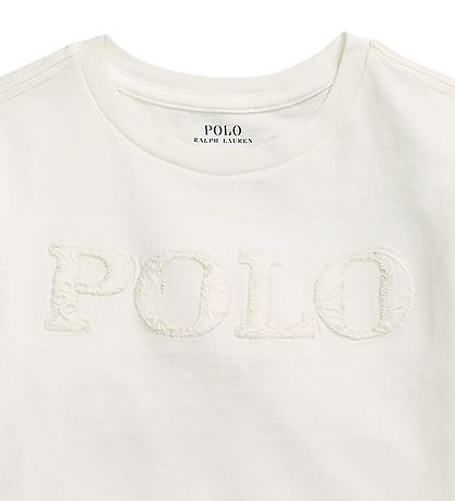 Polo Ralph Lauren T-Shirt - Cropped - Cottage - Weiß