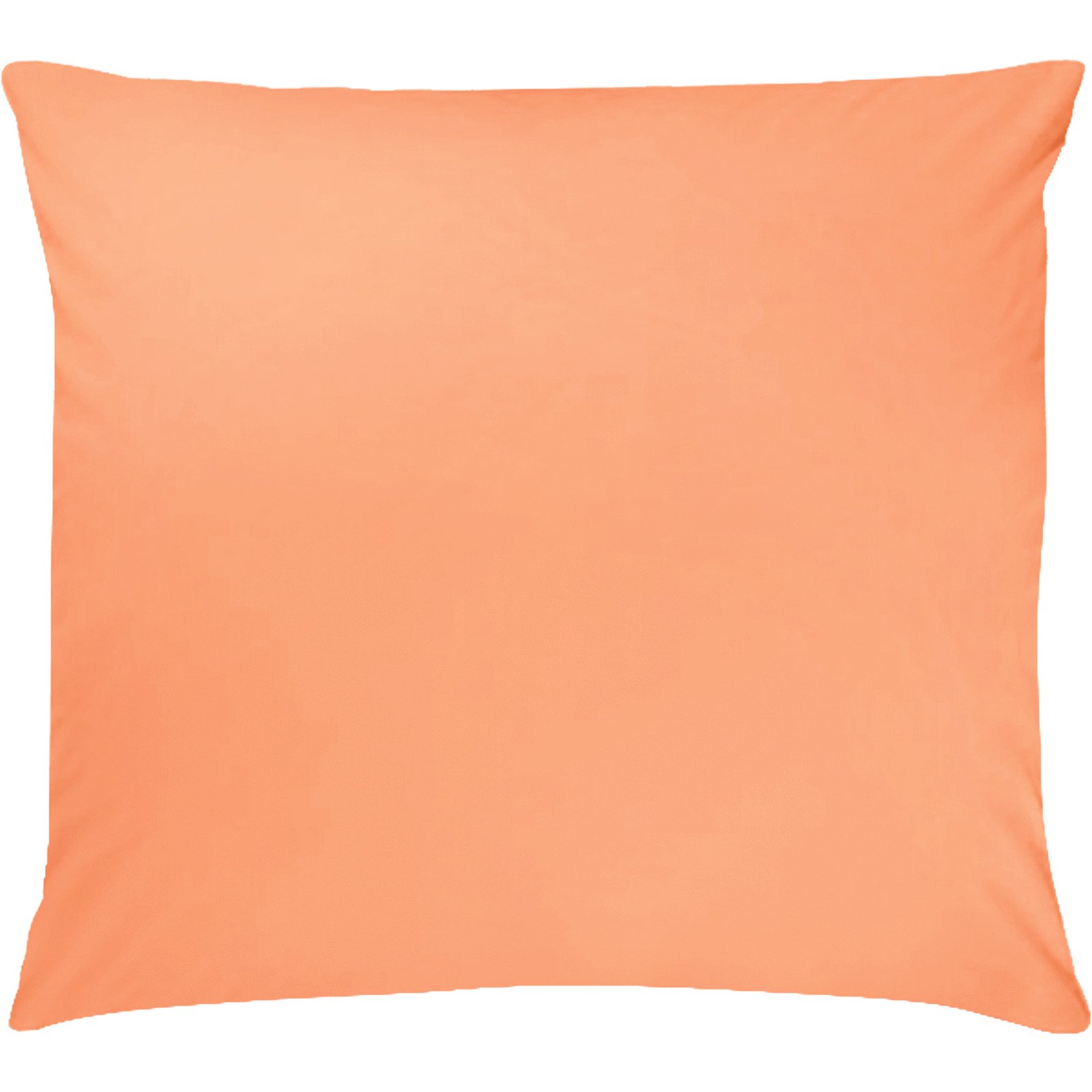 Bettwäsche Tencel Satin unifarben lachs 65x65 Kissen