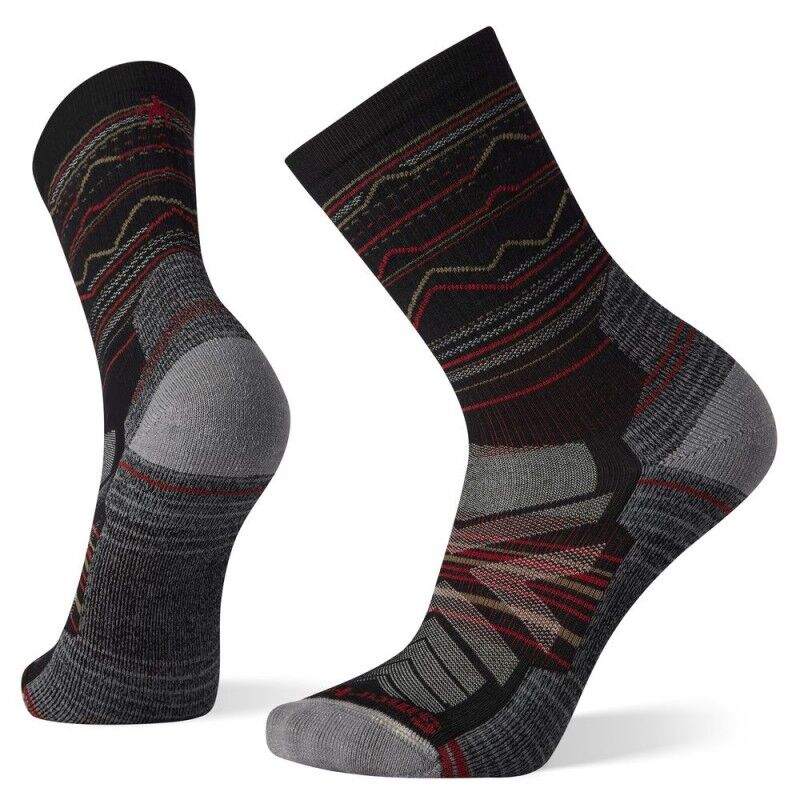 Performance Hike Light Cushion Mountain Range Pattern Crew - Chaussettes randonnée