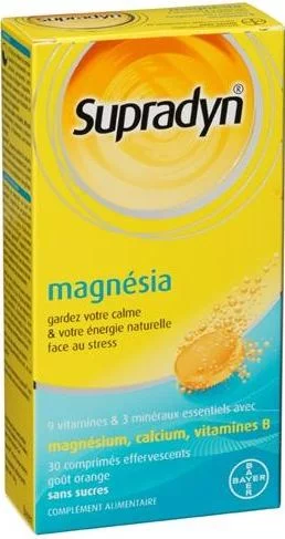 Supradyn Magnesia - 30 comprimés effervescents