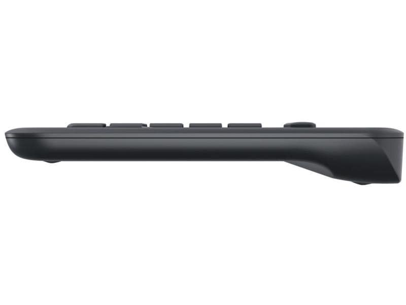 Logitech Tastatur K400 Plus CH-Layout Kabellose Tastatur mit Touchpad, CH-Layout, dunkelgrau