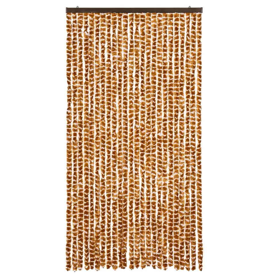 vidaXL - Deurgordijn - Geel - Polypropyleen - 100 x 220 cm