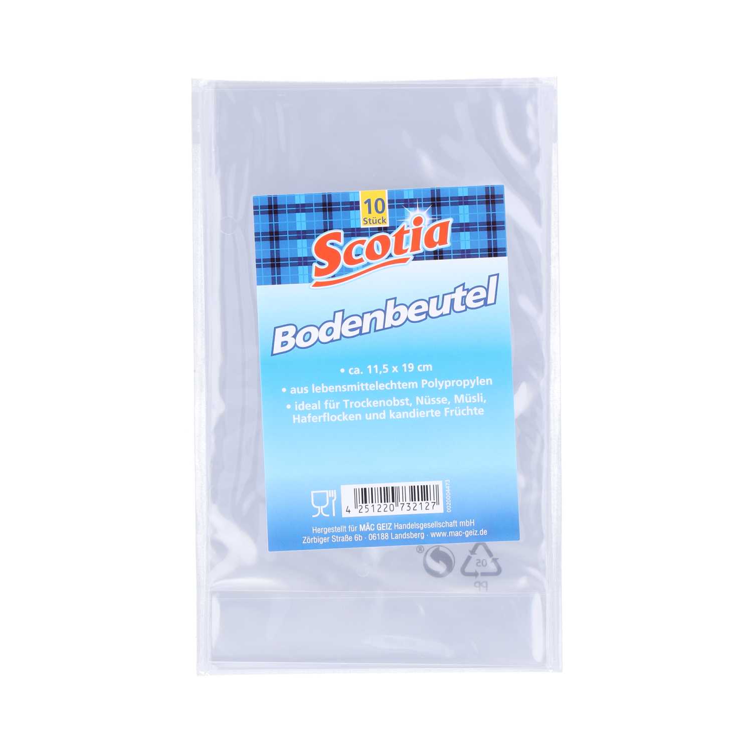 Scotia Bodenbeutel 11,5 x 19 cm 10er