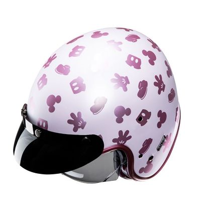 Casque Hjc V31 - DISNEY MICKEY - Rose / Blanc