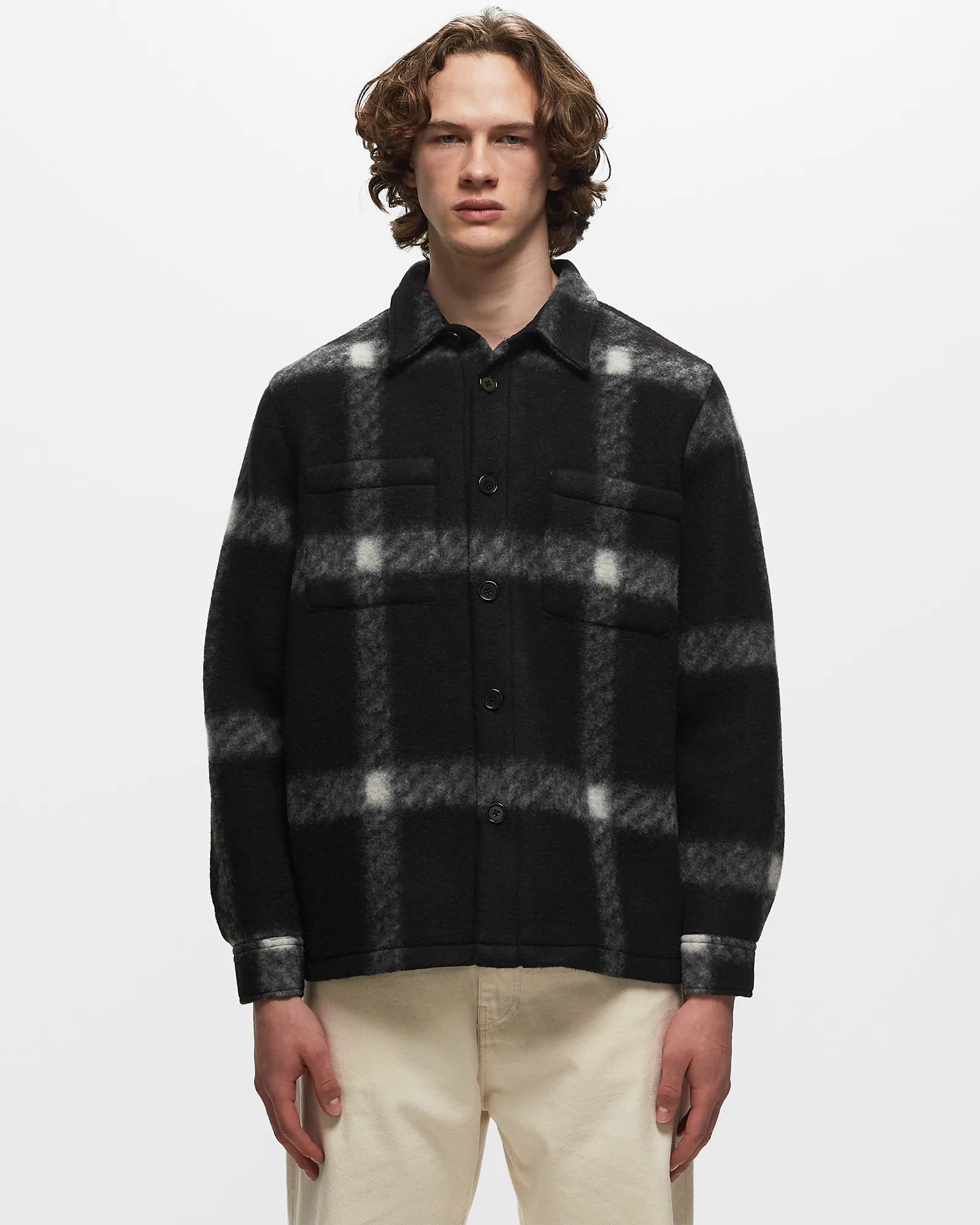 Portuguese Flannel PLAID FLEECE OVERSHIRT
