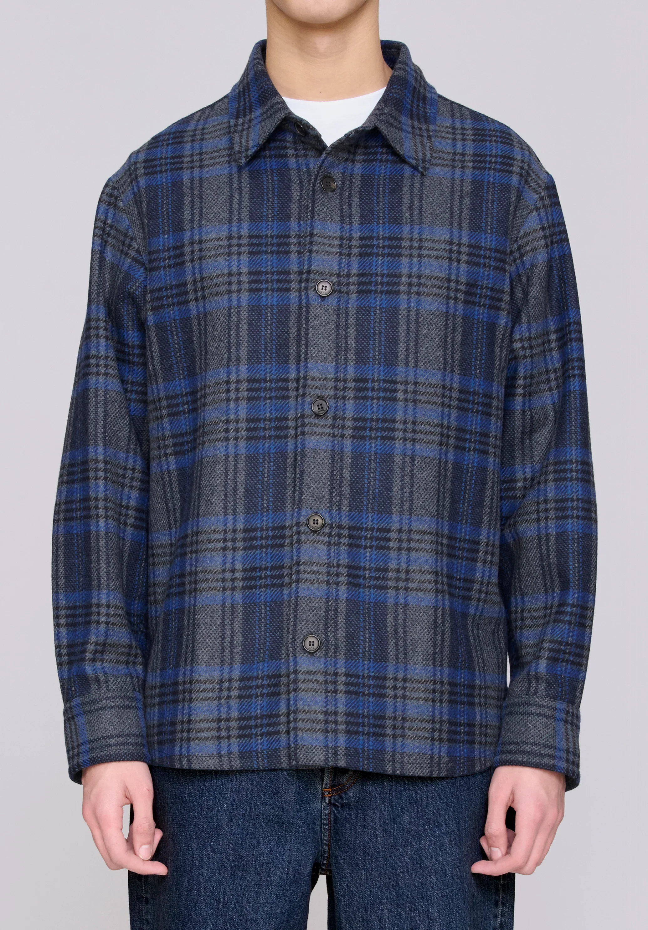 surchemise bobby - Gris chine