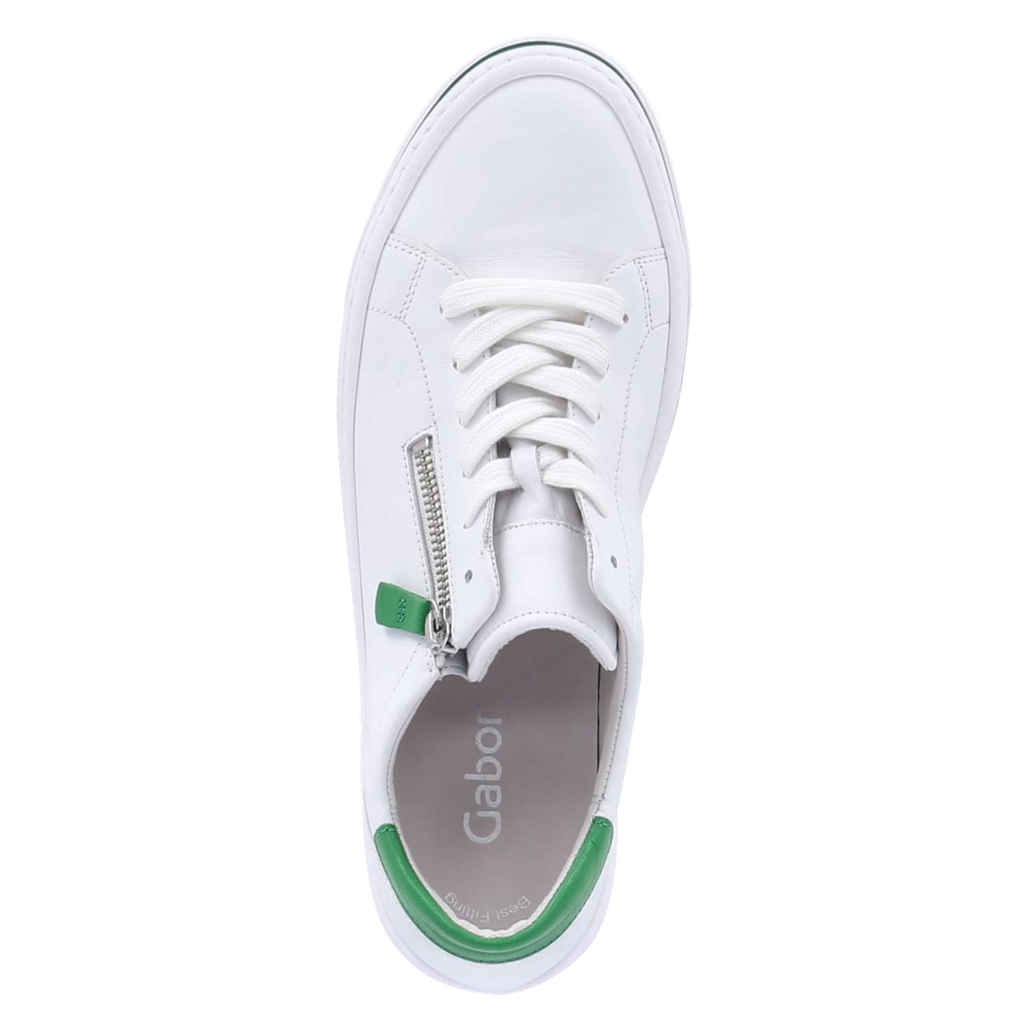 Gabor Low Sneaker - weiss/verde (ice)