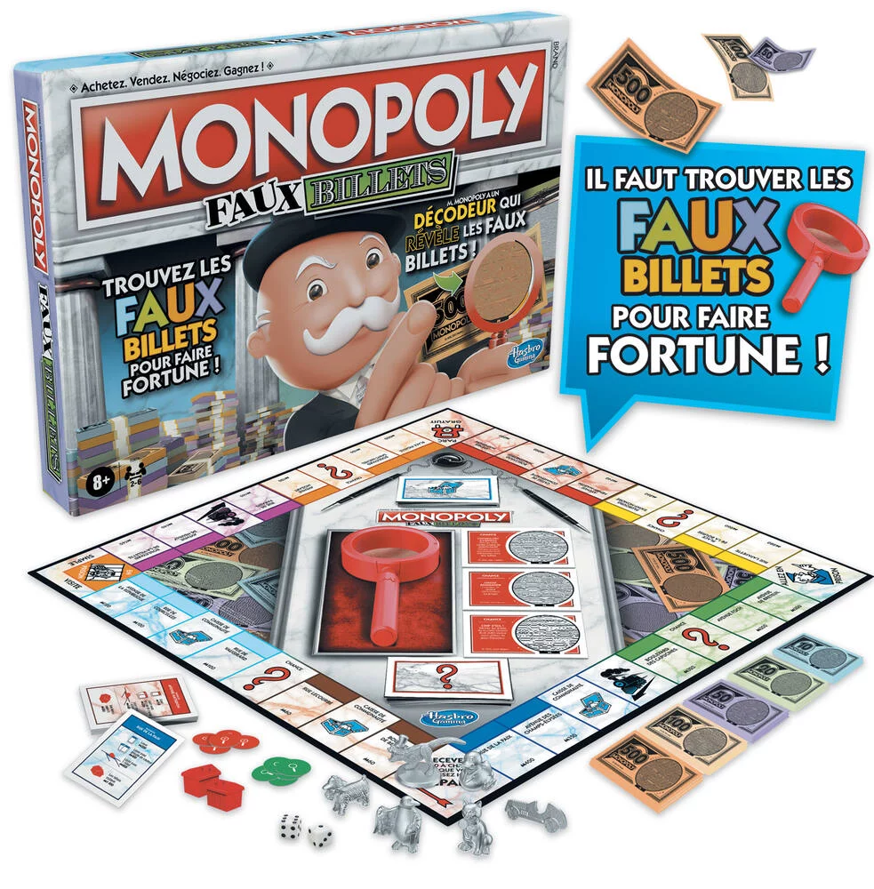 MONOPOLY FAUX BILLETS