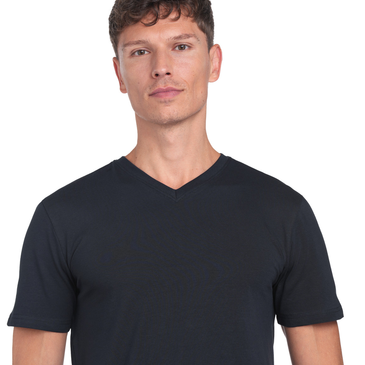 VanVaan 2 Herren T-Shirts mit V-Ausschnitt dunkelgrün / dunkelblau