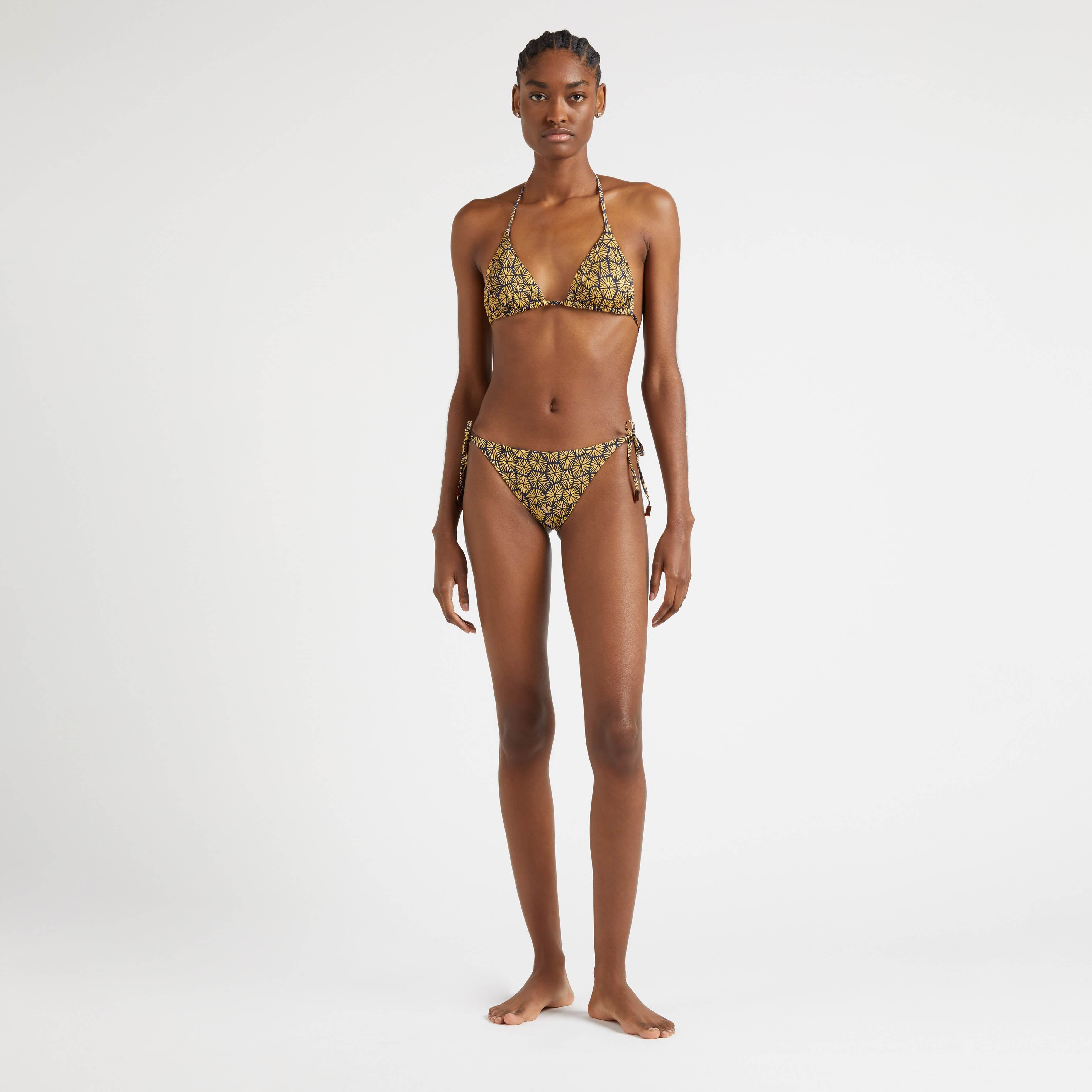 Haut de Maillot de Bain Triangle Femme Carapaces